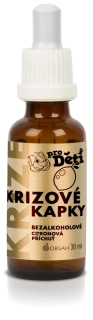 Krizové kapky esence pro děti s příchutí citronu 30 ml