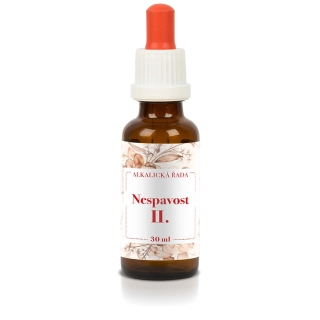 Nespavost II. Bachovy esence v AL vodě 30 ml