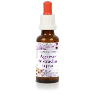 Agrese ze strachu u psa esence Bachovy v Ph vodě 30 ml